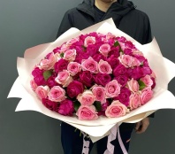 101 роза Бэби лав и Адрика 40-50см, 2сорт. Упаковка оплачивается отдельно 101 роза Бэби лав и Адрика 40-50см, 2сорт. Упаковка оплачивается отдельно