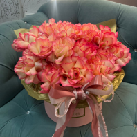 Роза Джумилия в шляпной коробке Роза Джумилия в шляпной коробке