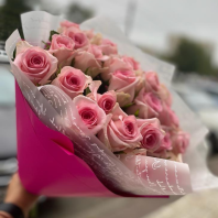 Букет из 25 роз, 40-50см,2сорт разные цвета Букет из 25 роз, 40-50см,2сорт разные цвета